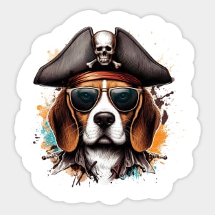 woof, woof captain! Sticker